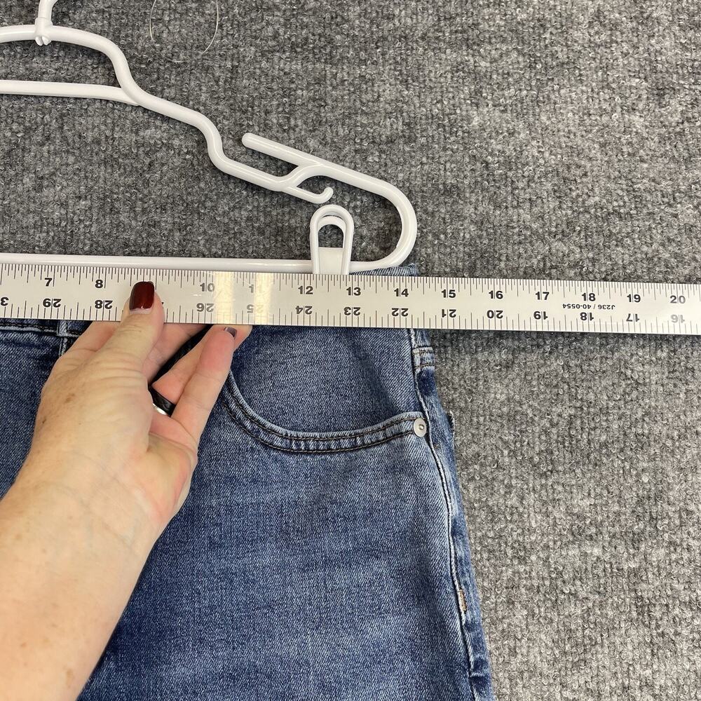 Madewell Blue Straight Leg Jeans - Picture 6 of 15